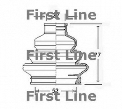 FIRST LINE fcb2310 -  Пыльник, приводной вал
